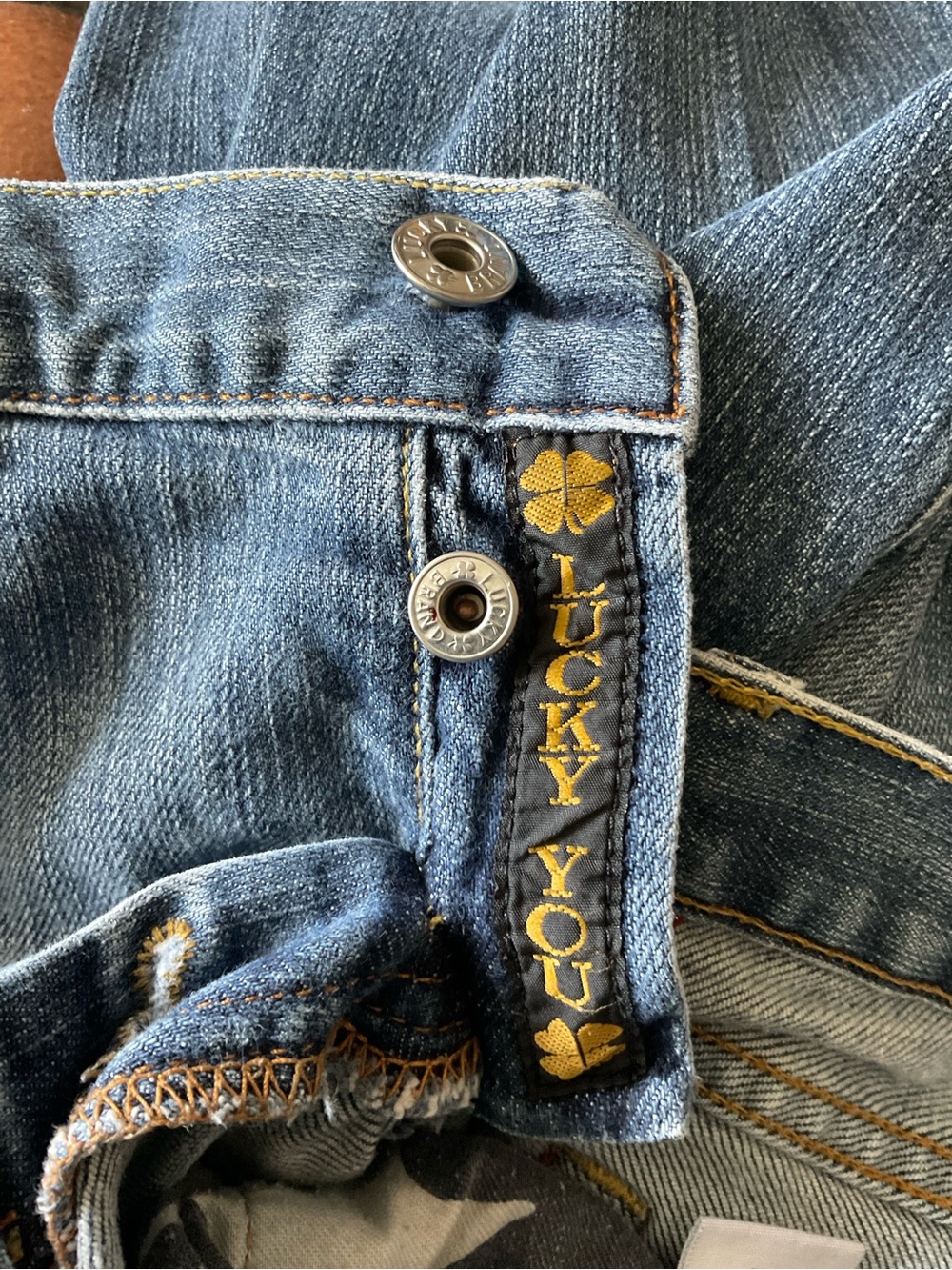 Vintage Lucky Brand Lil Maggie Button Fly Jeans, Size 6 - Picture 9 of 13